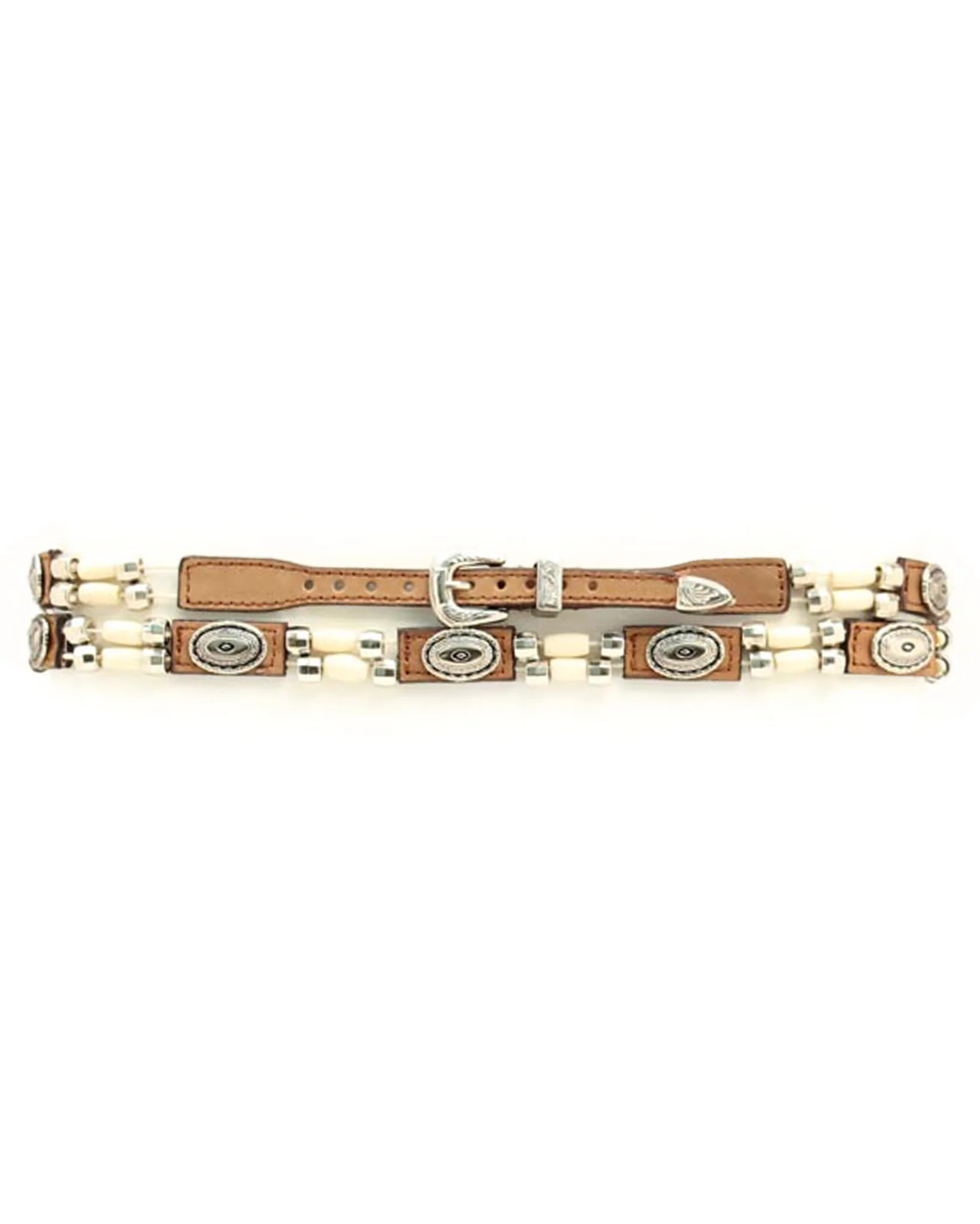 Ivory Beaded Hat Band