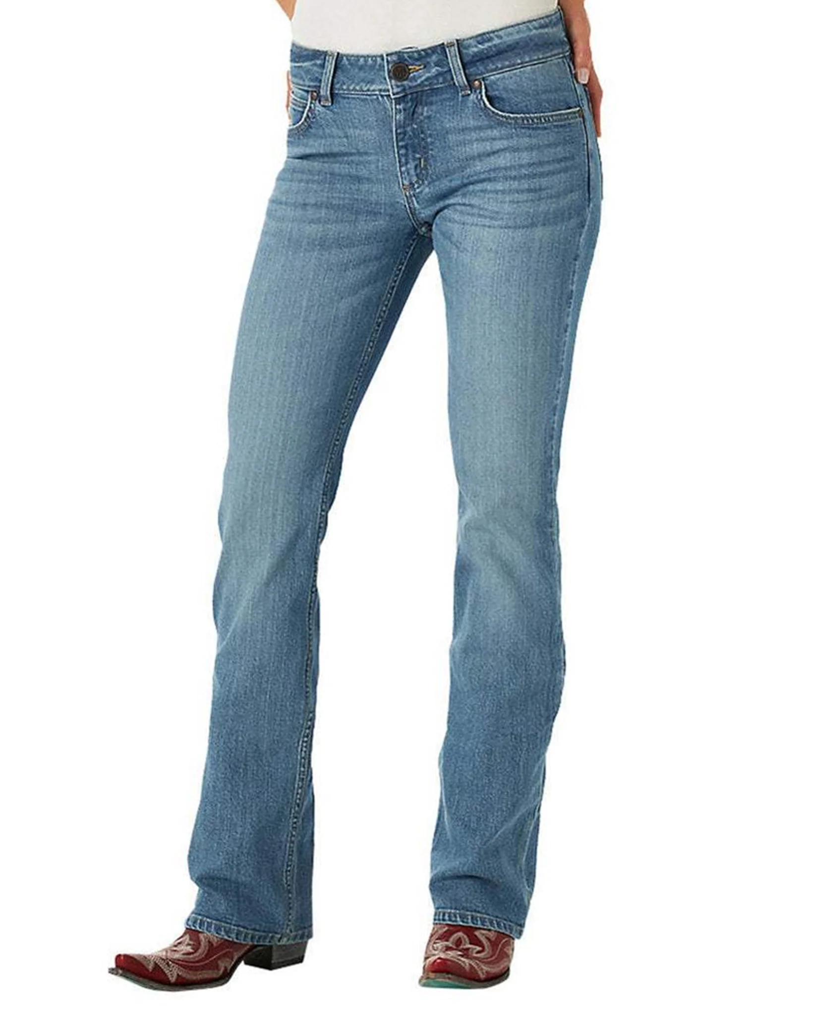 Women's Retro Mae Bootcut Mid Rise Jeans