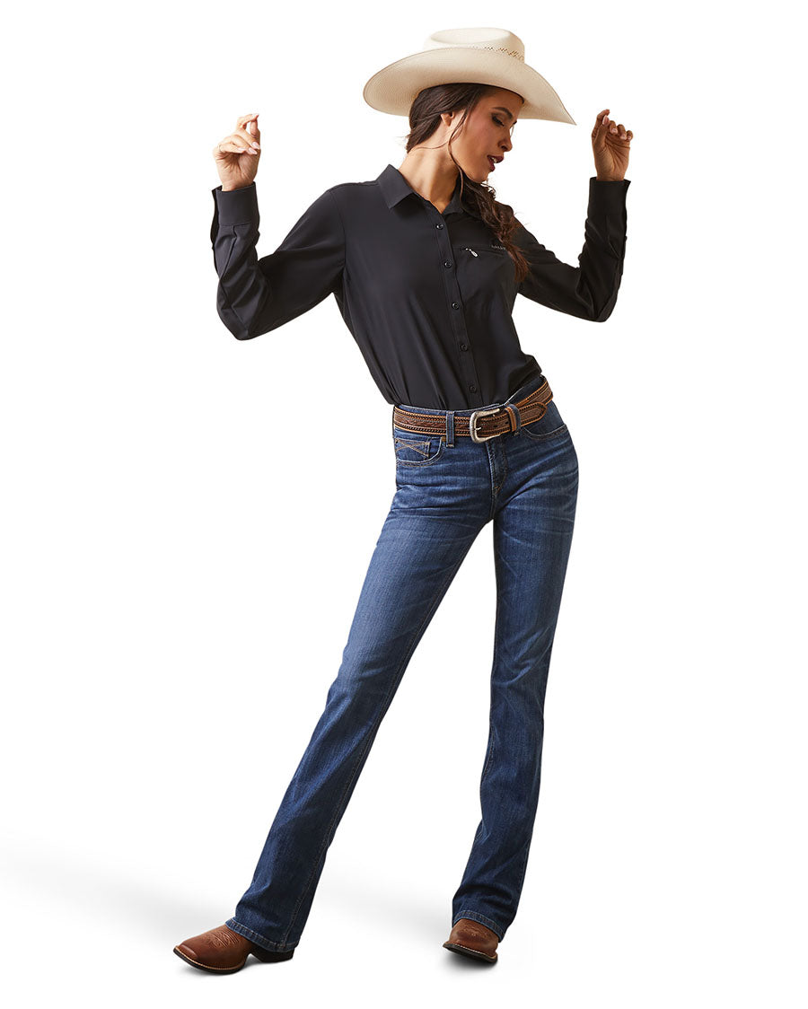 Women's R.E.A.L. Perfect Rise Leila Boot Cut Jeans - Image 6