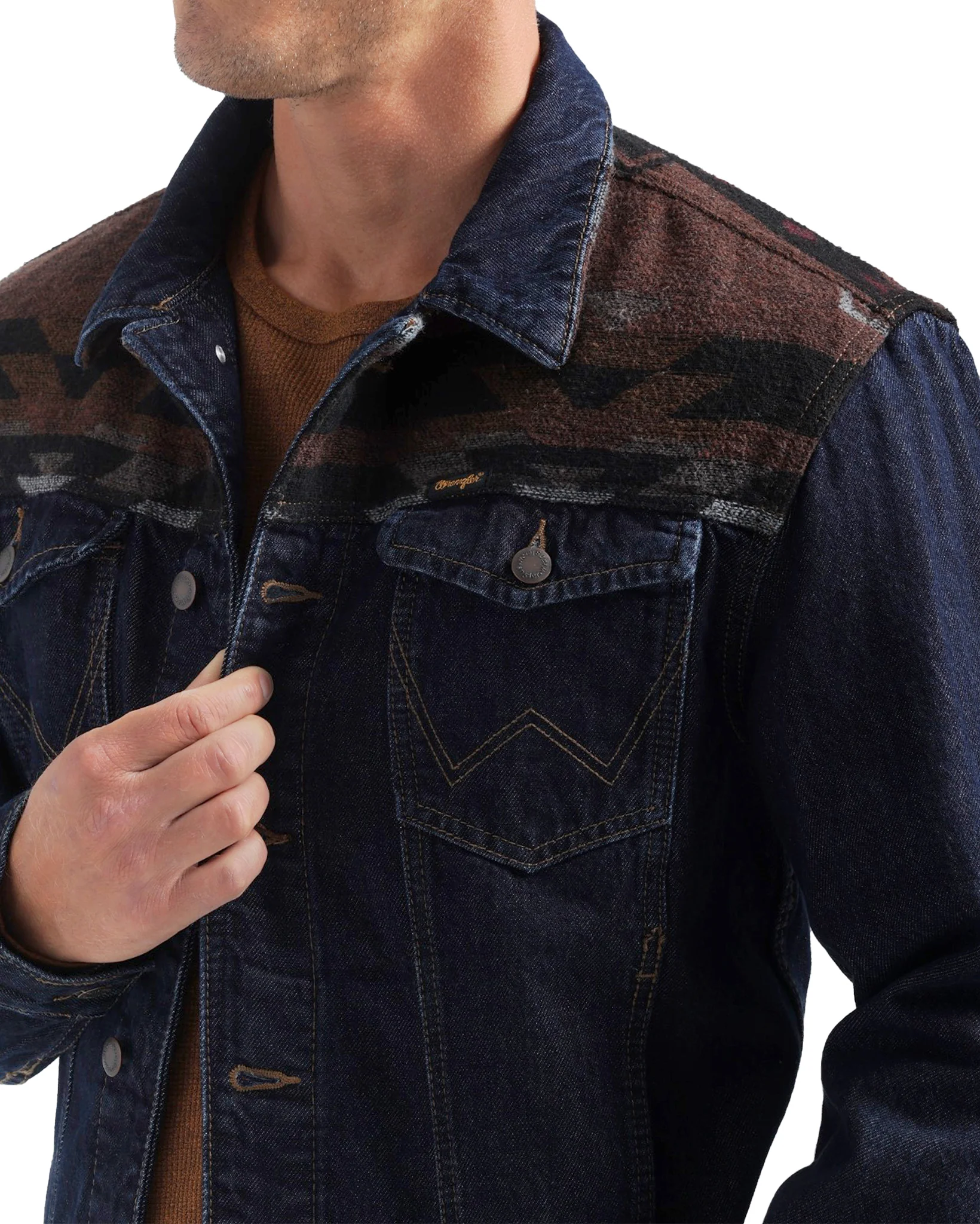 112318260 - Wrangler� Unlined Denim Jacket - Image 3