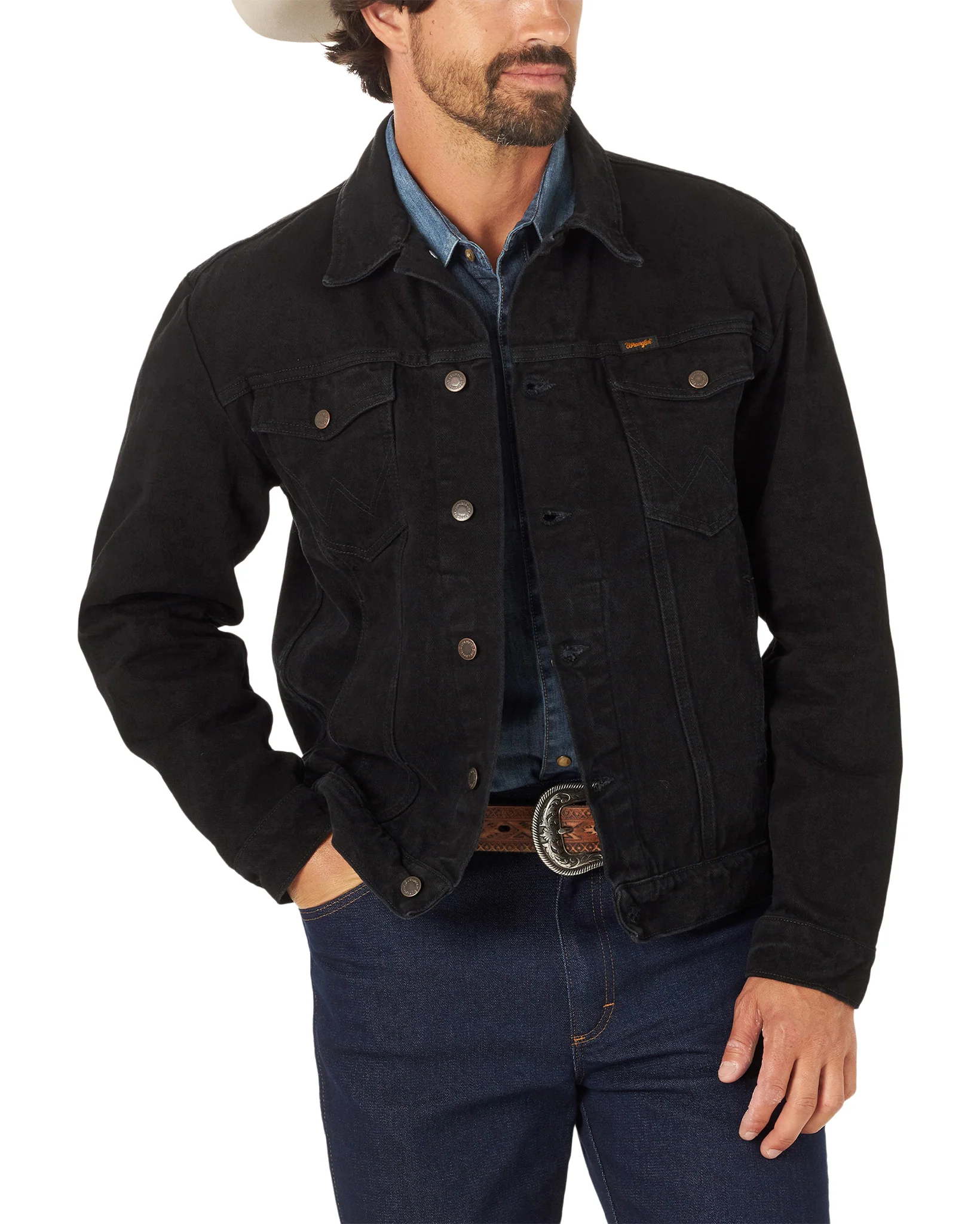 Men's Cowboy Cut Unlined Denim Jacket - Image 5