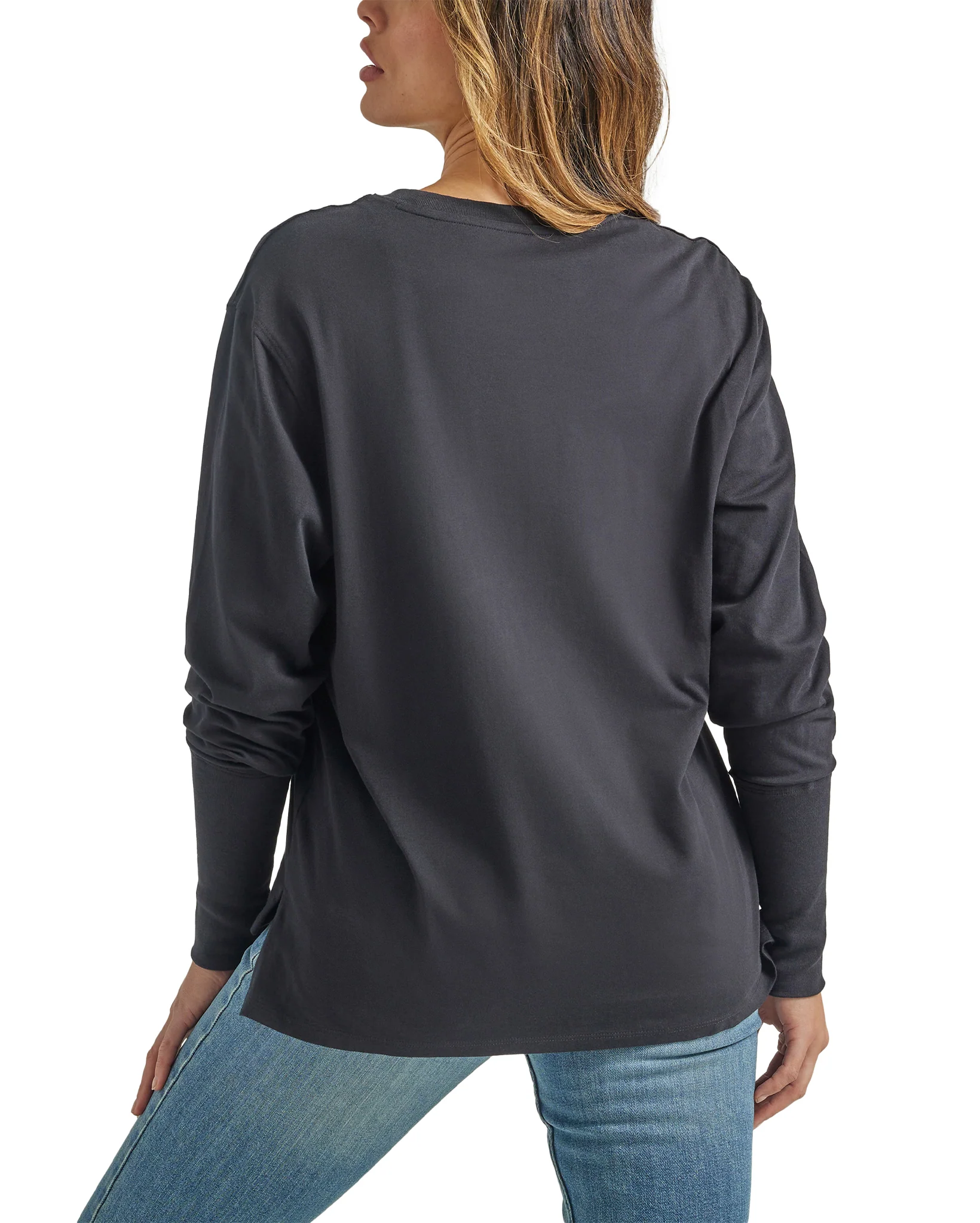 Women's Retro Oversized Long Sleeve Graphic T-Shirt - Image 2