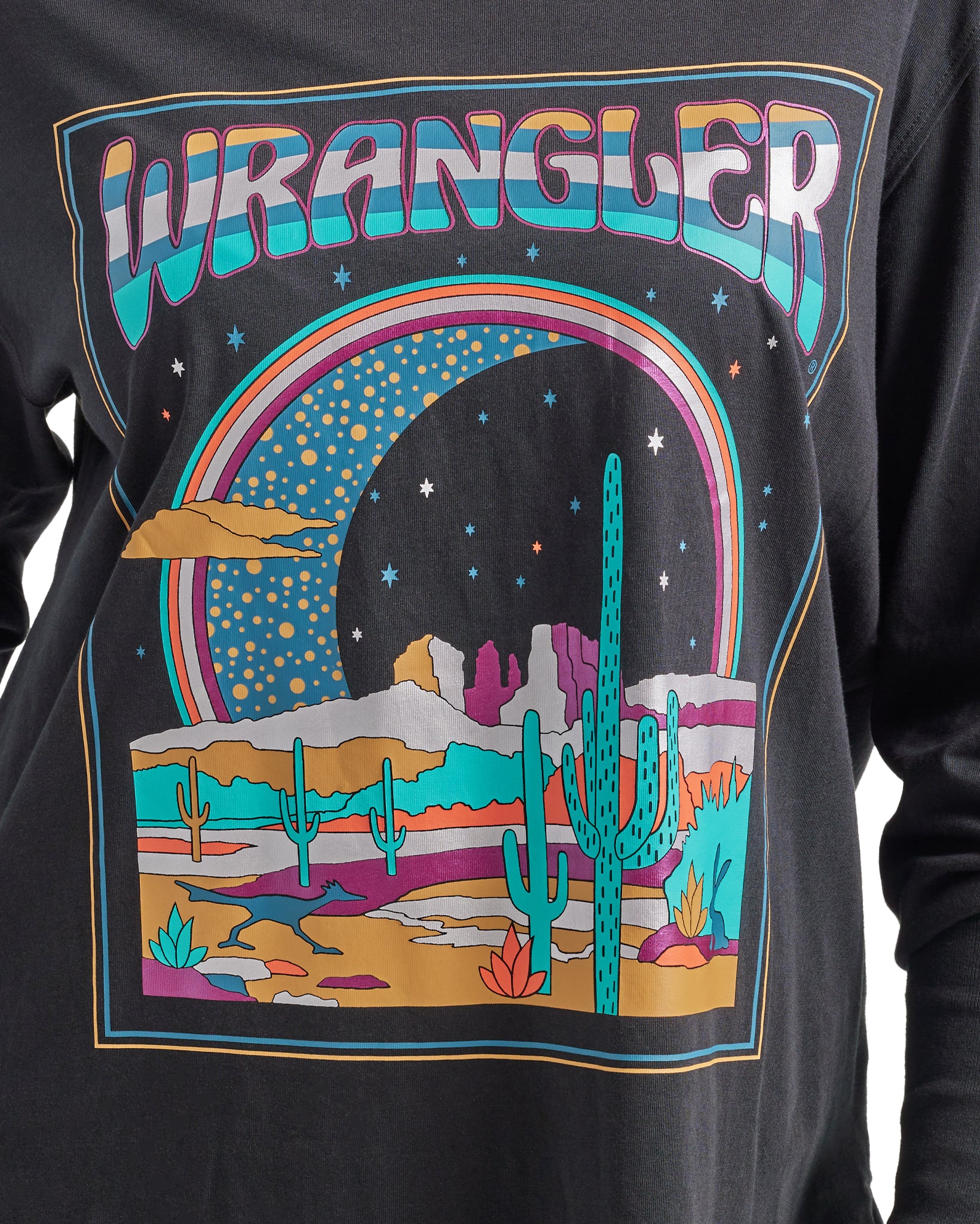 Women's Retro Oversized Long Sleeve Graphic T-Shirt - Image 4