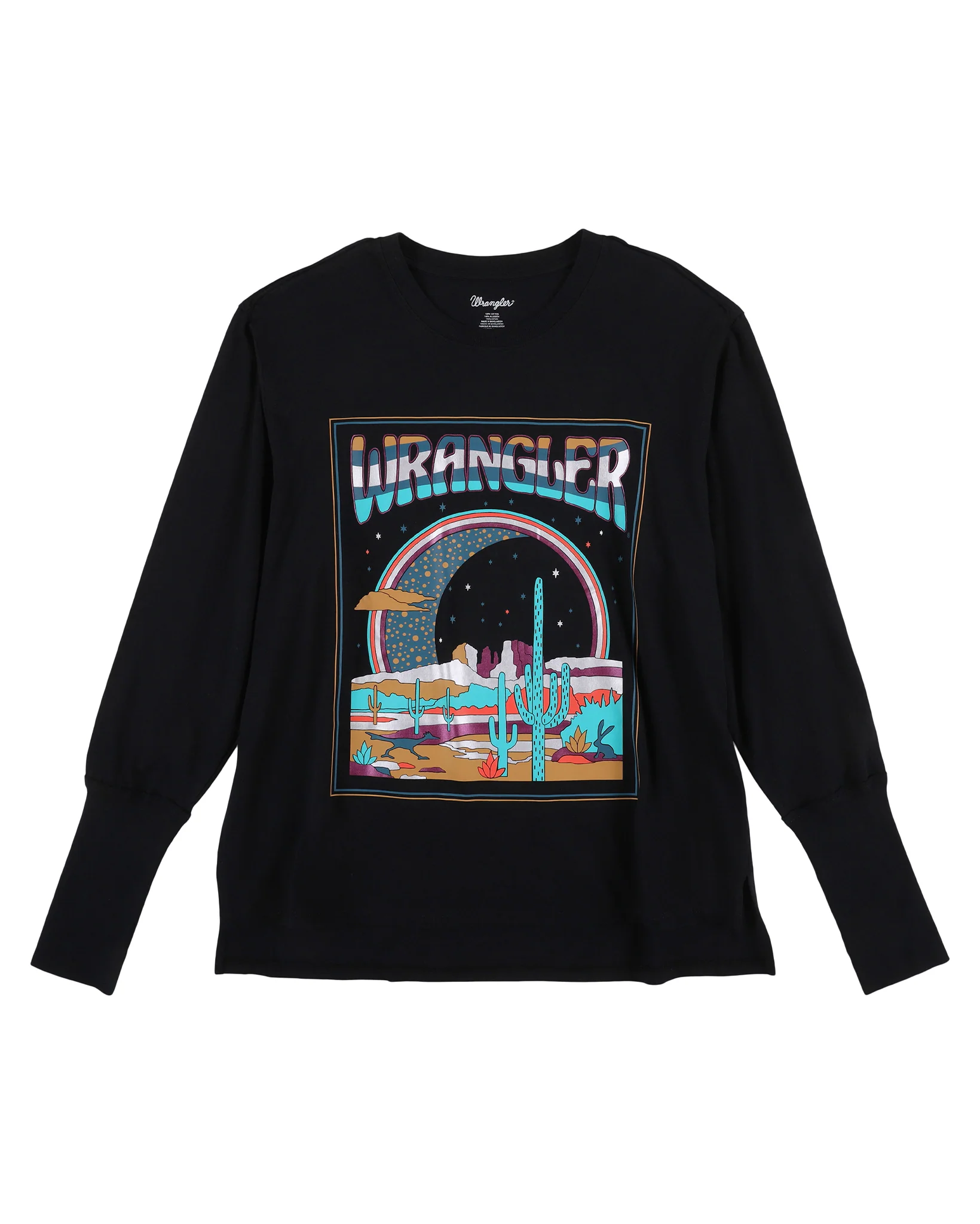 Women's Retro Oversized Long Sleeve Graphic T-Shirt - Image 5