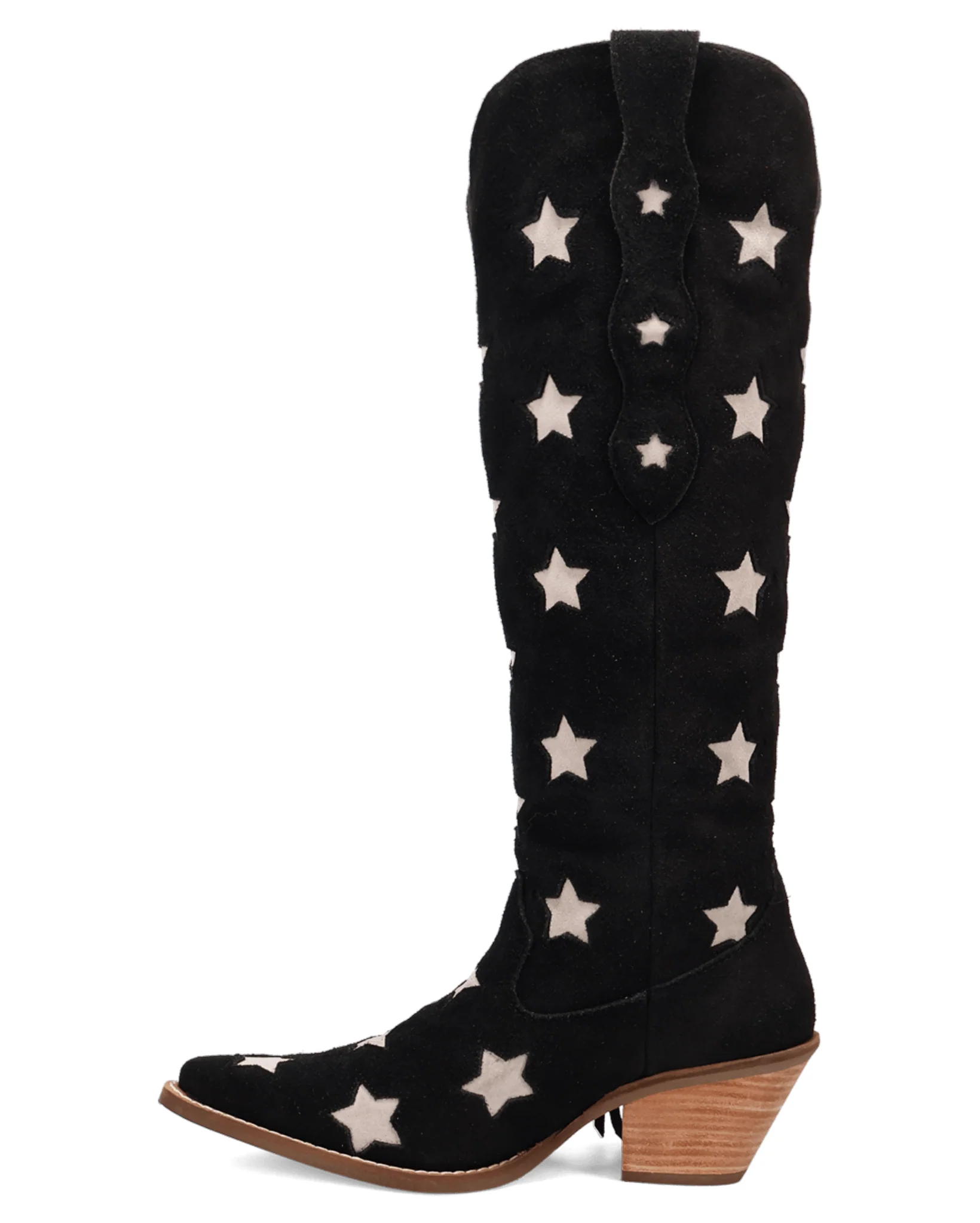 Women's Super Star Suede Western Boots - Image 3