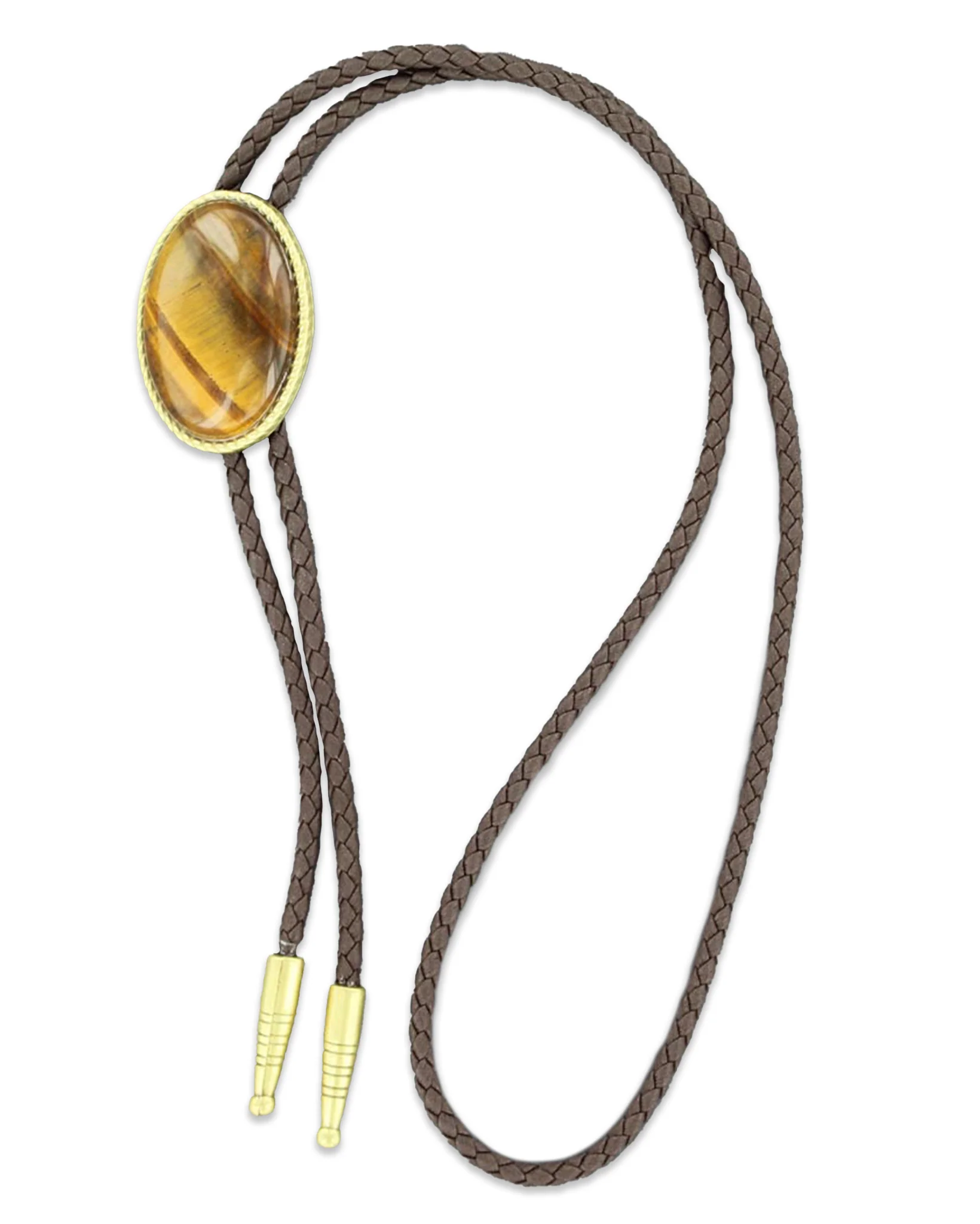 Tiger Eye Bolo Tie