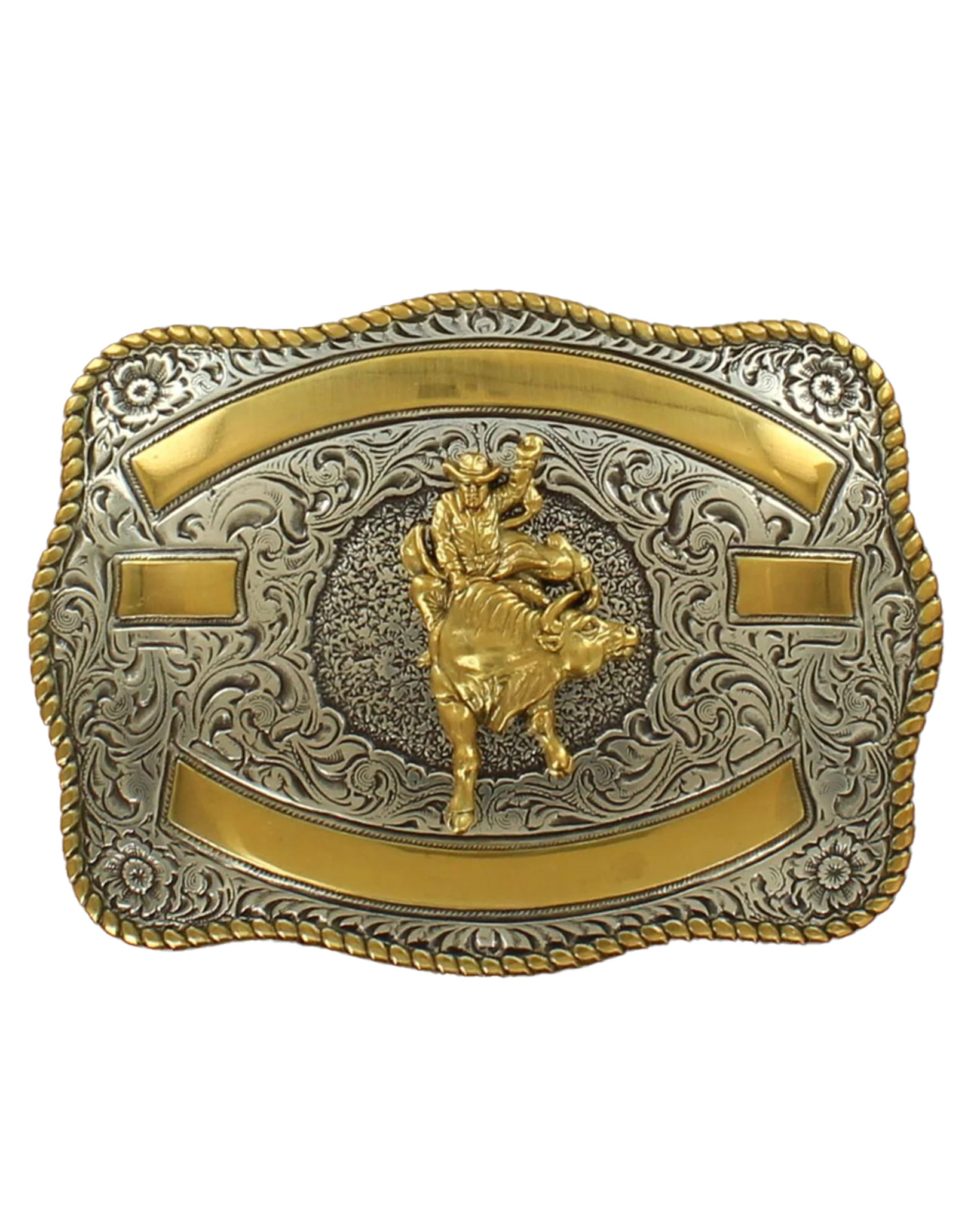 Engravable Bull Rider Buckle