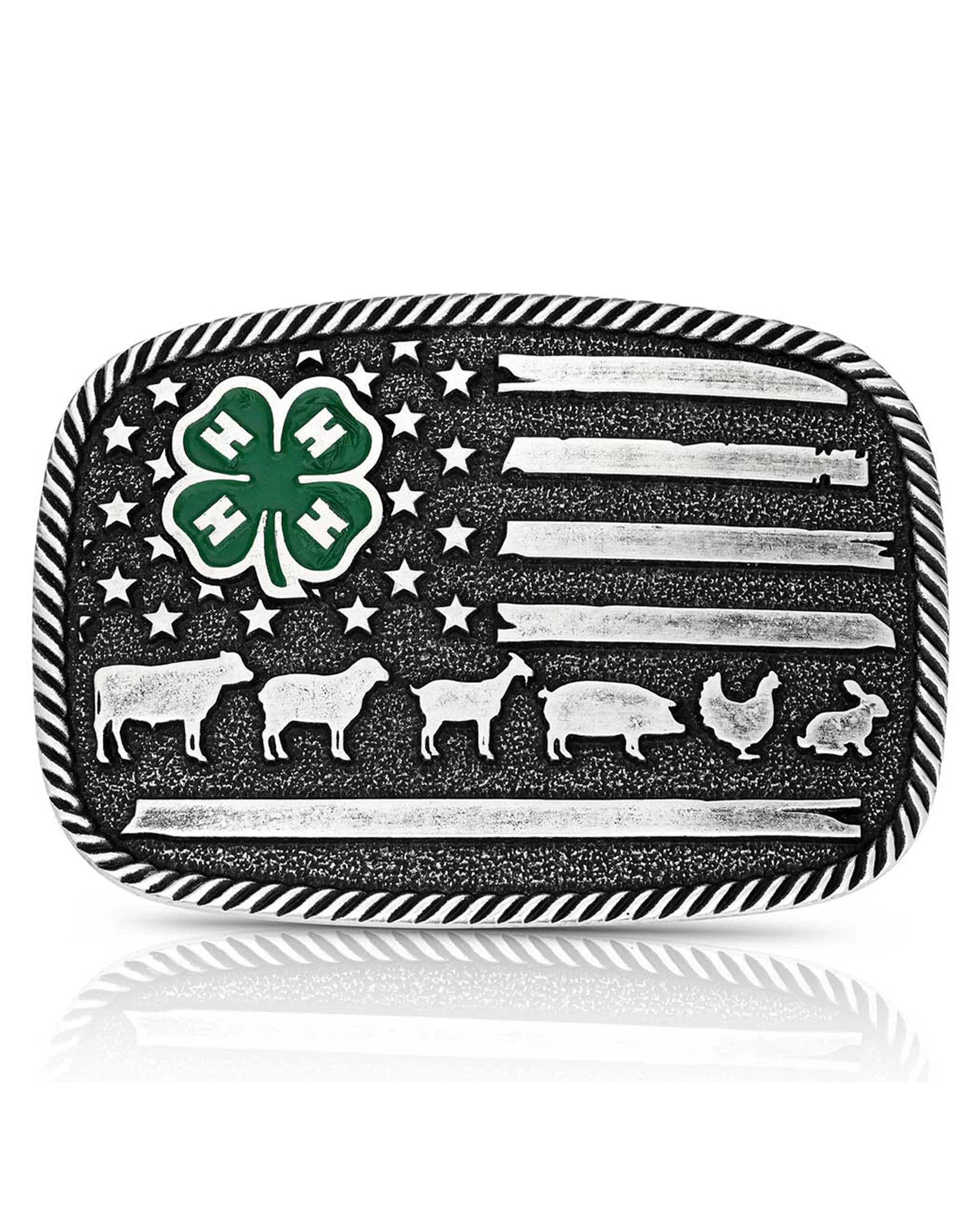 4-H Livestock Belt Buckle