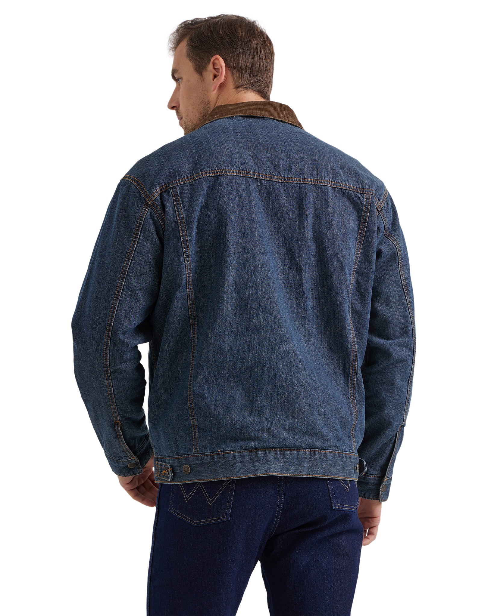 Men's Concealed Carry Blanket Lined Denim Jacket - Image 2