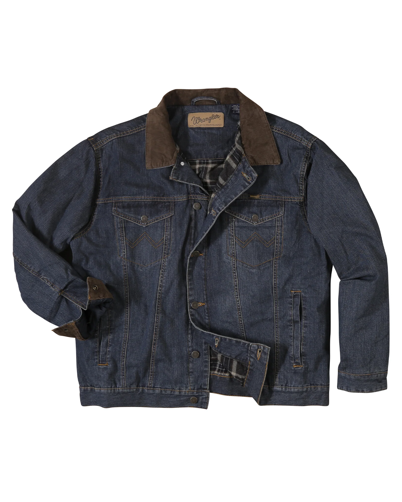Men's Concealed Carry Blanket Lined Denim Jacket - Image 4