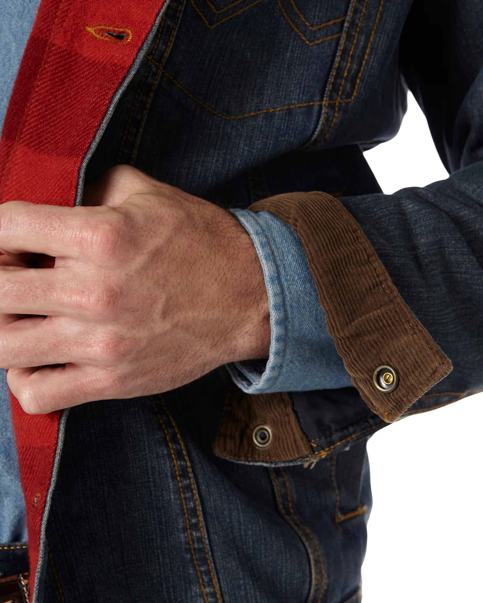 Men's Blanket Lined Denim Jacket - Image 3