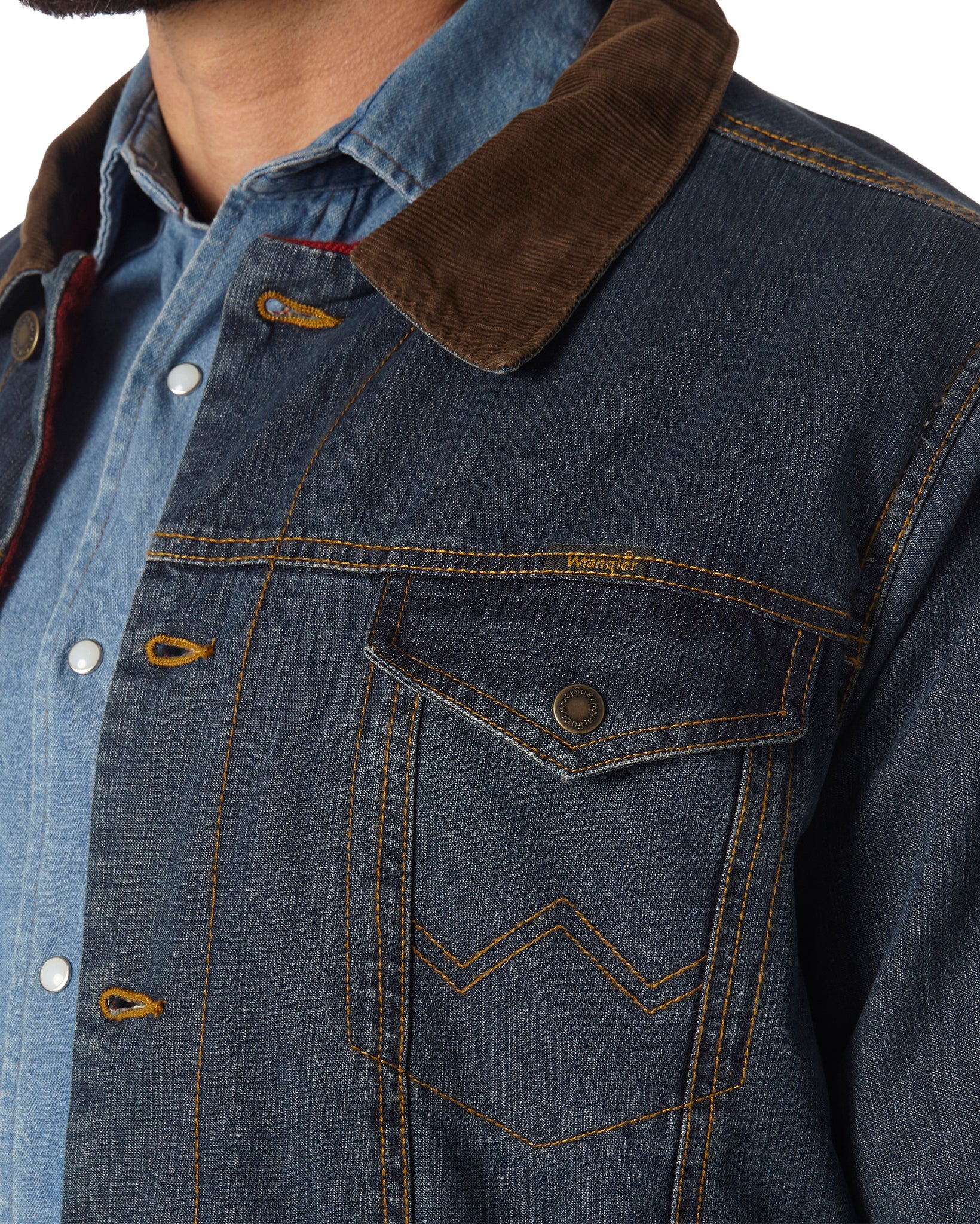 Men's Blanket Lined Denim Jacket - Image 4