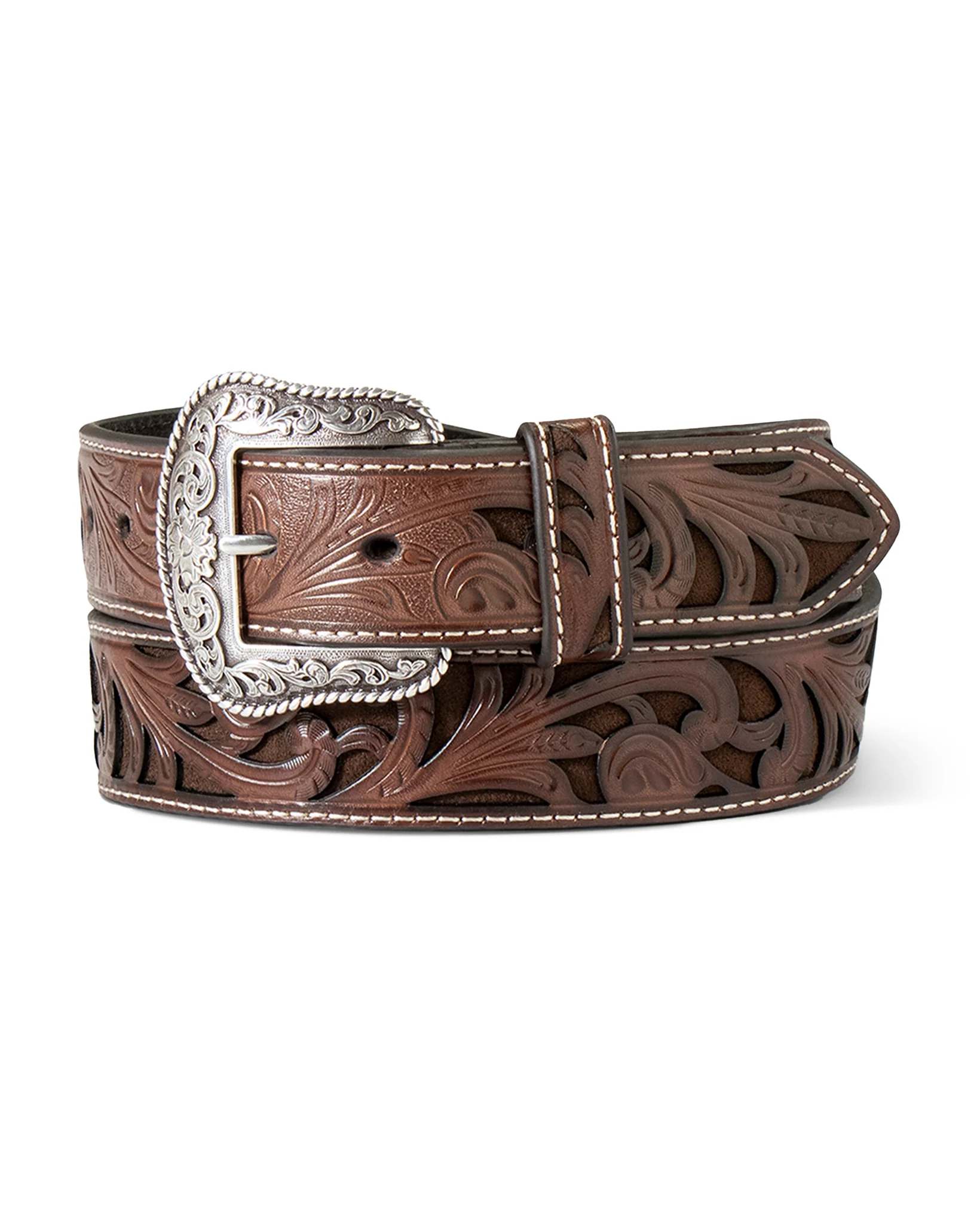 Floral Embossed Belt