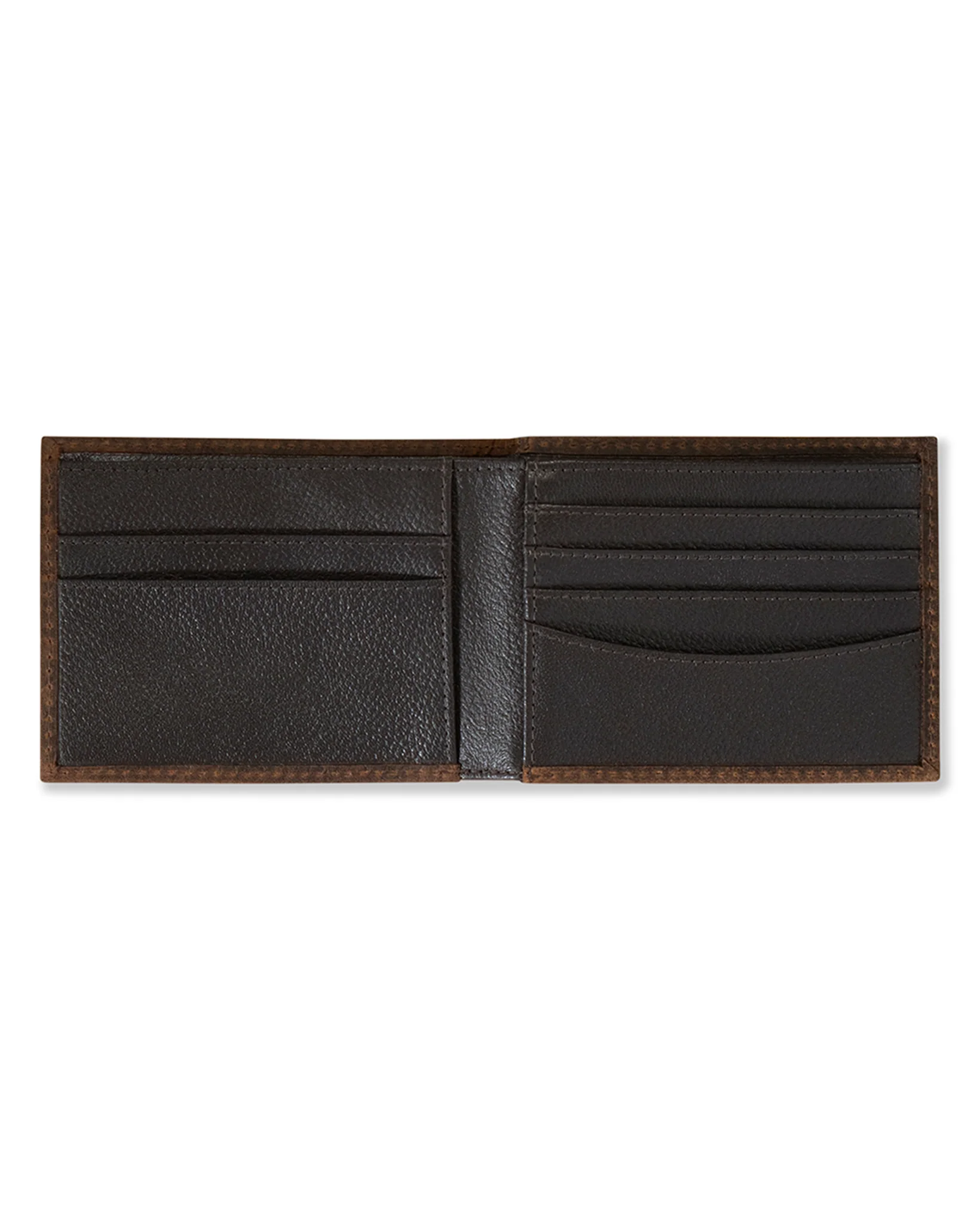 Bifold Bull Hide Leather Wallet - Image 2