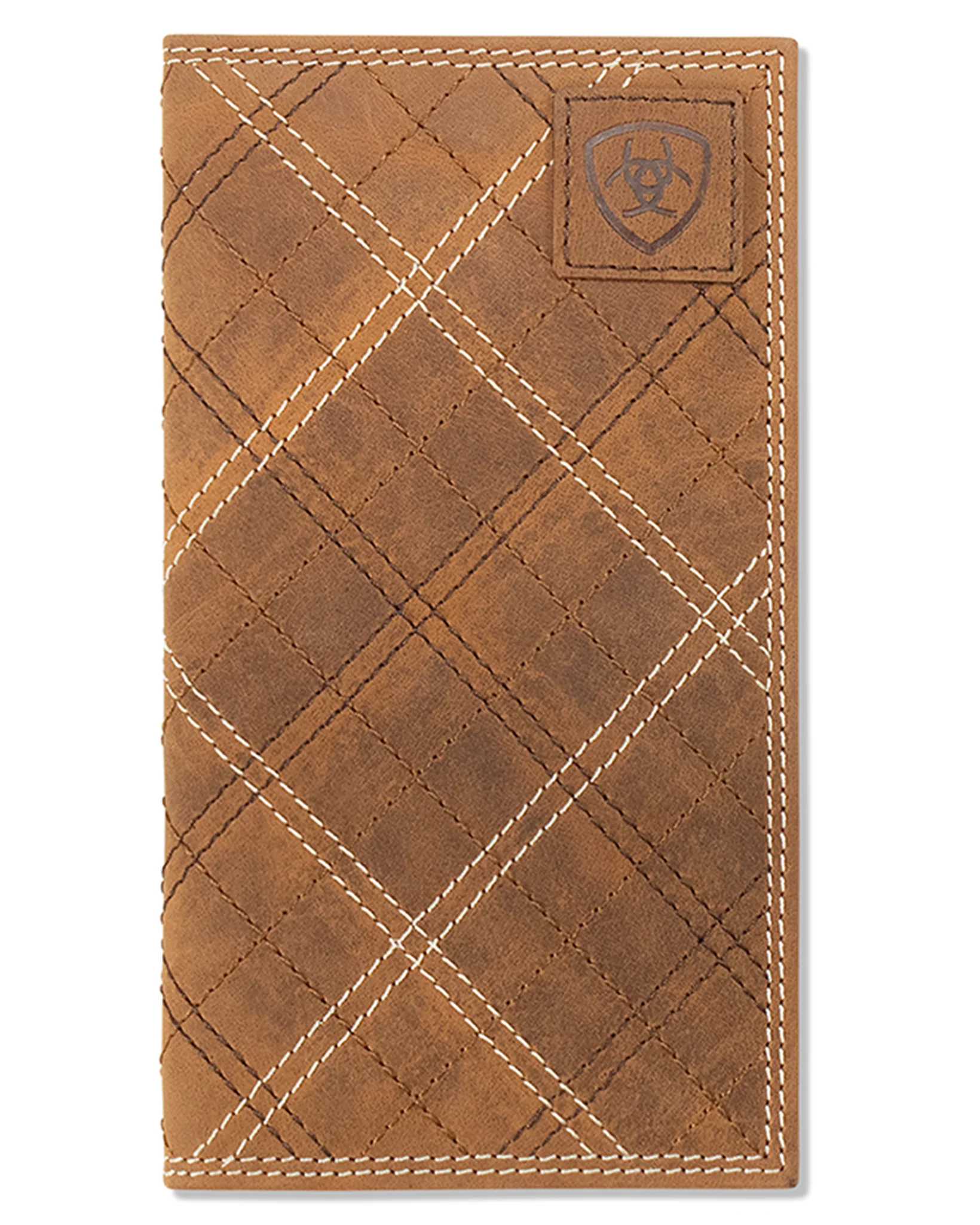 Cross Stitched Bifold Wallet