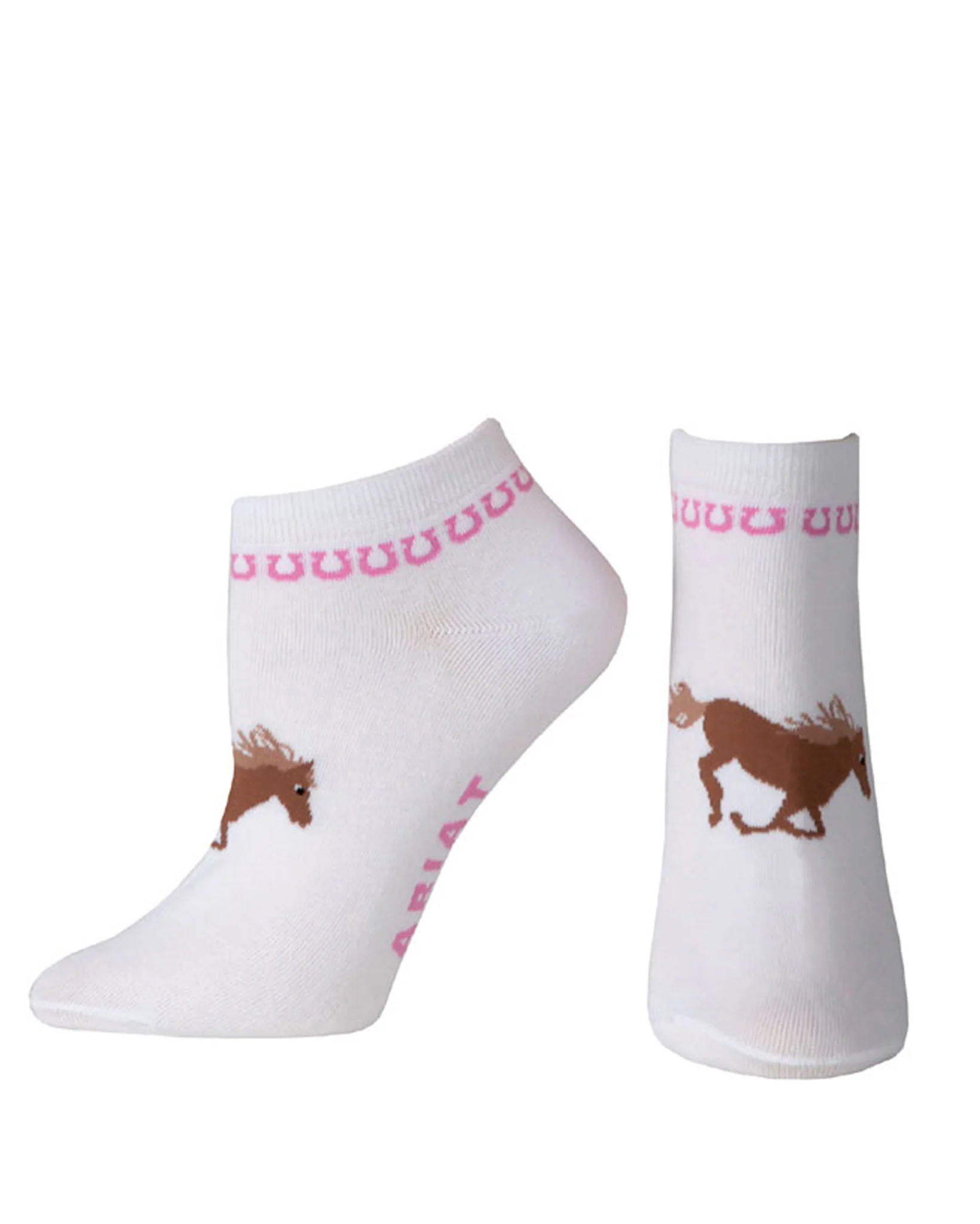 Horse Design No Show Socks