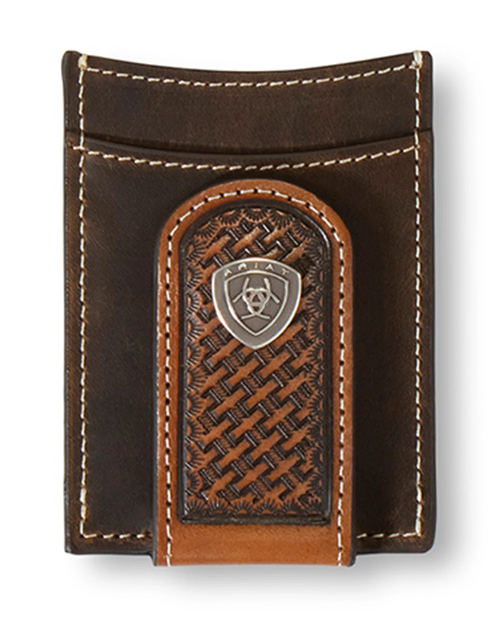 Ariat Basket Weave Money Clip