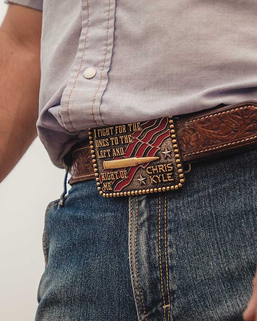 To the Left and Right of Me Attitude Belt Buckle - Image 2