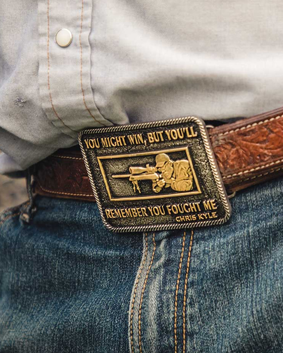 You'll Remember, Chris Kyle Attitude Belt Buckle - Image 3