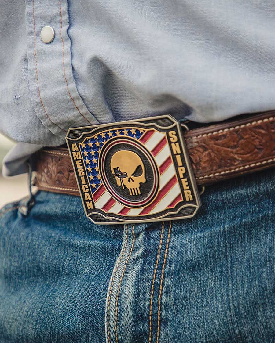 Patriotic Duty Chris Kyle Attitude Belt Buckle - Image 3