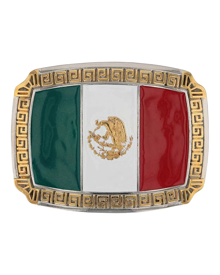 Pride of Mexico Attitude Buckle