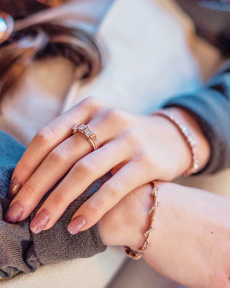 Along The Rose Gold Path Bracelet - Image 3
