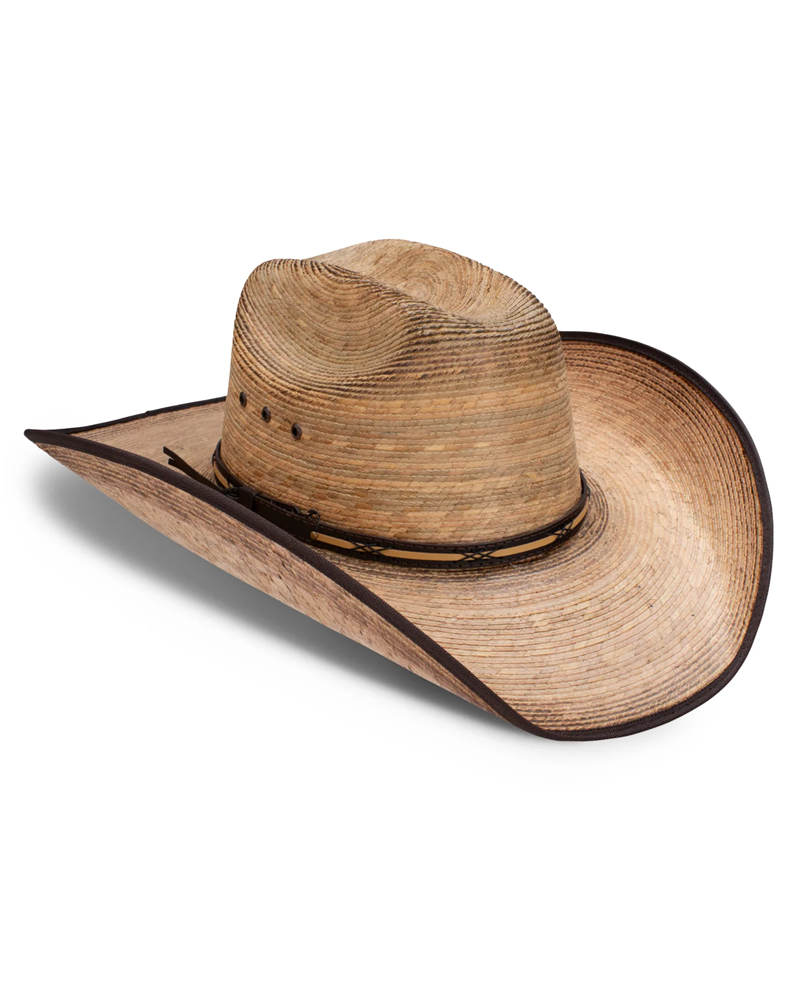 Amarillo Sky Palm Straw Western Hat