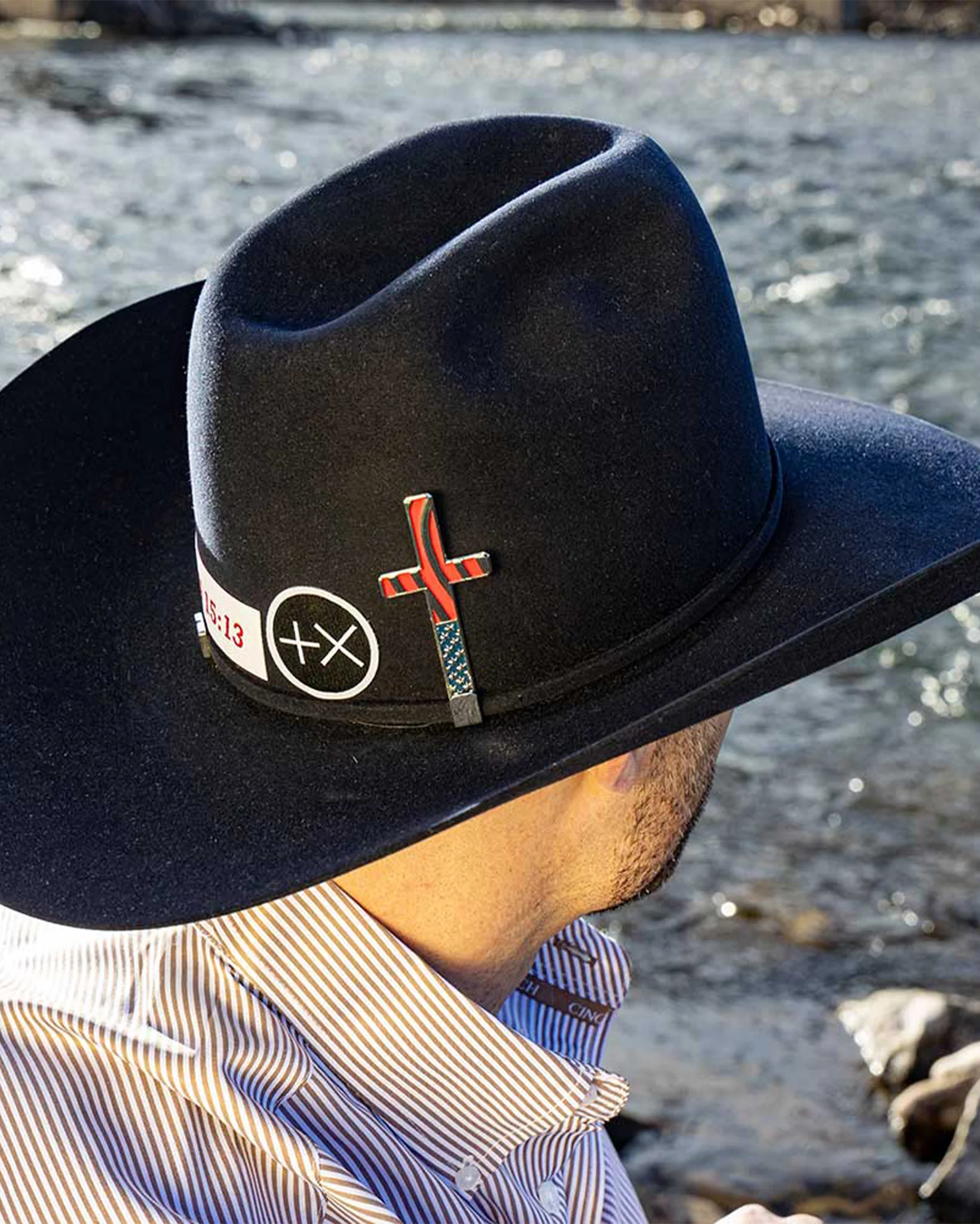 American Made Faith Hat Cross - Image 2