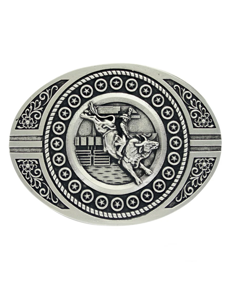 Attitude Livin' The Dream Bull Rider Belt Buckle