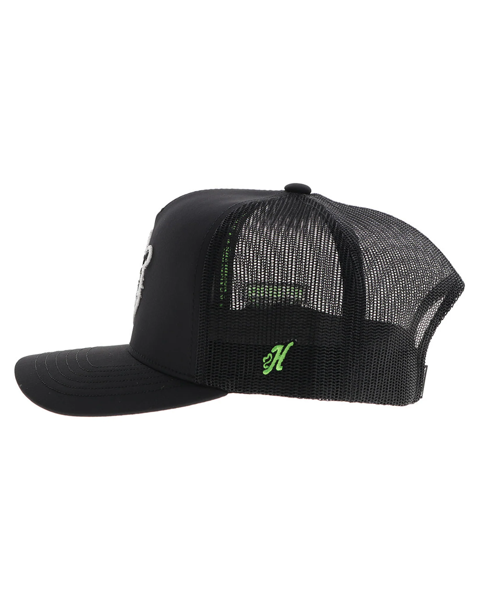 Austin Gamblers Black 5-Panel Trucker With Black / White Gambler Logo - Ag001T-Bk - Image 2
