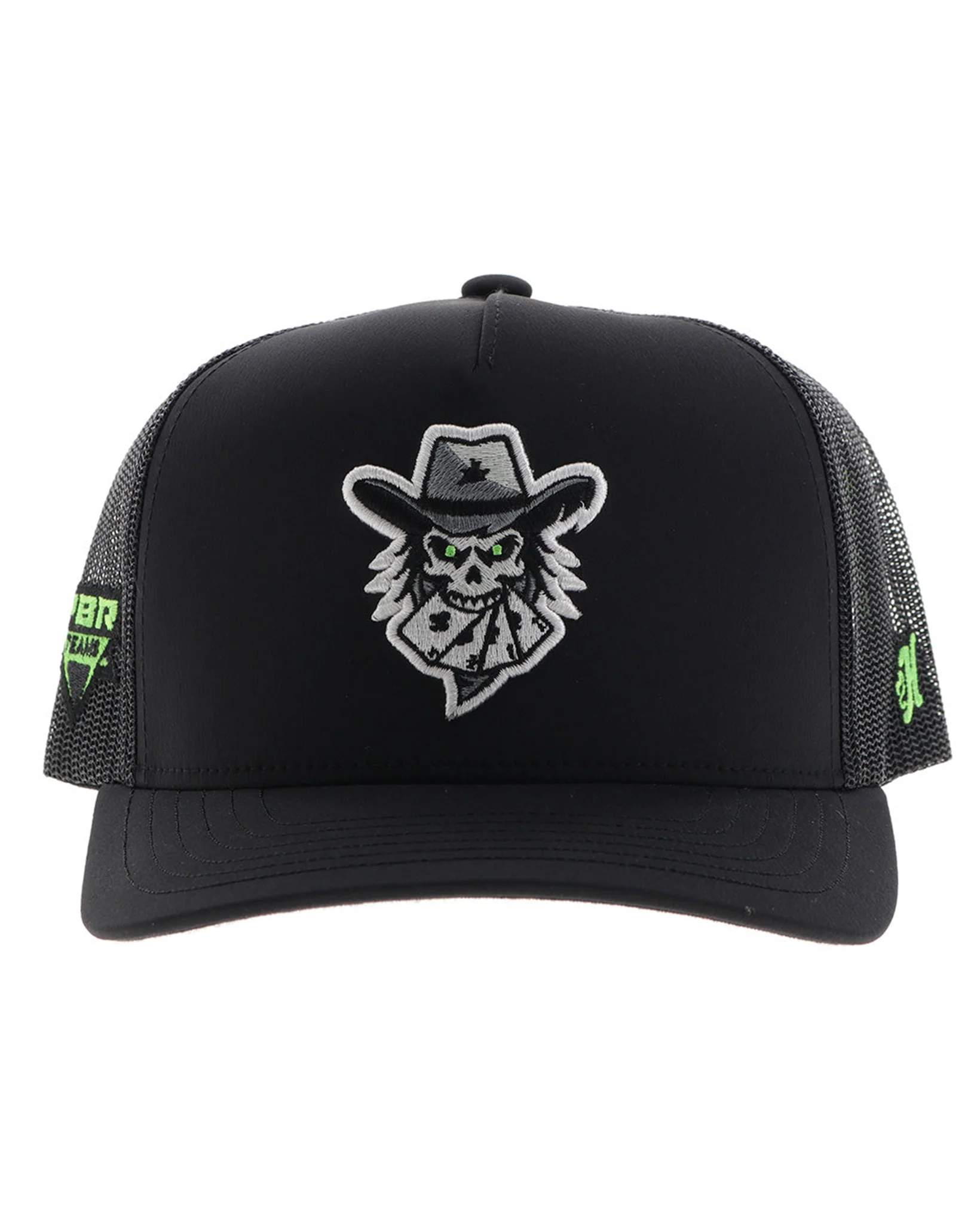 Austin Gamblers Black 5-Panel Trucker With Black / White Gambler Logo - Ag001T-Bk - Image 3