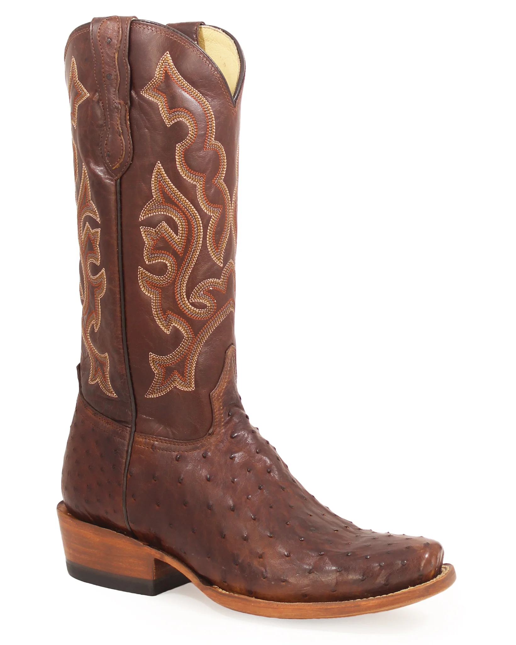 B0804 - Mens Western Boot Full Quill O