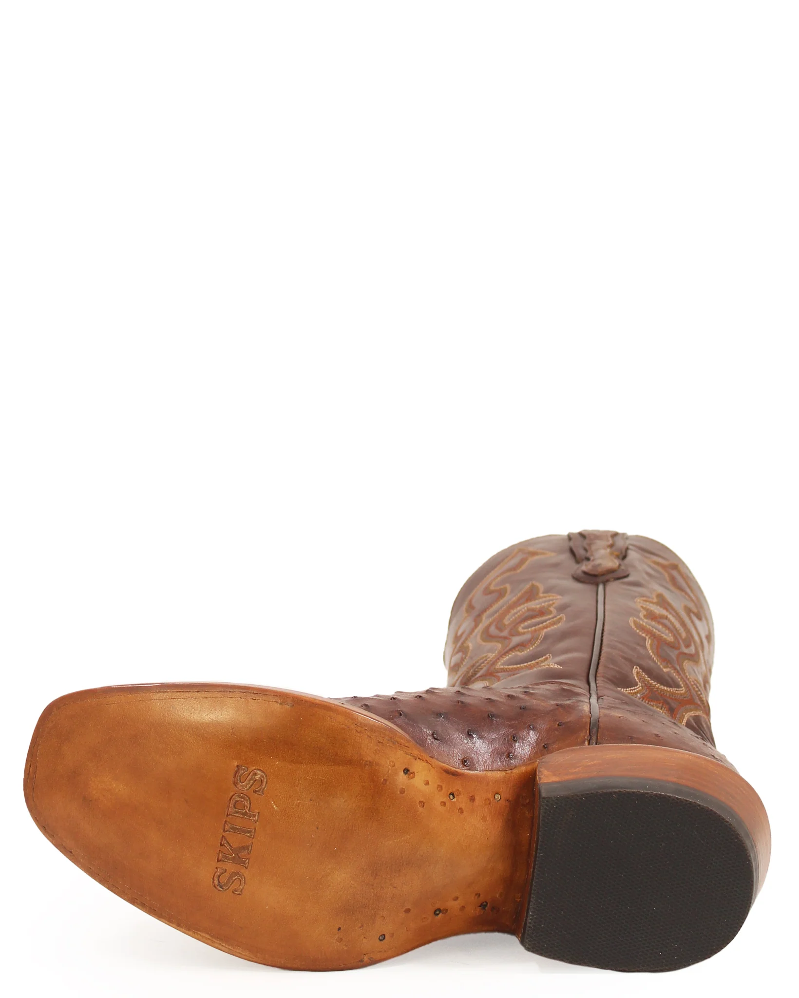 B0804 - Mens Western Boot Full Quill O - Image 8