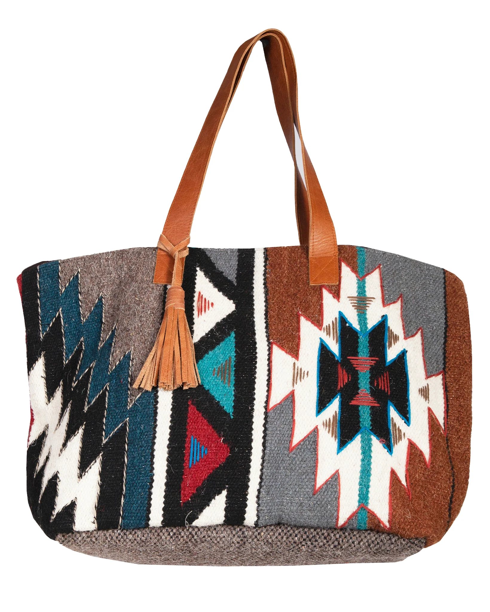 Women's Serape Wool Tote