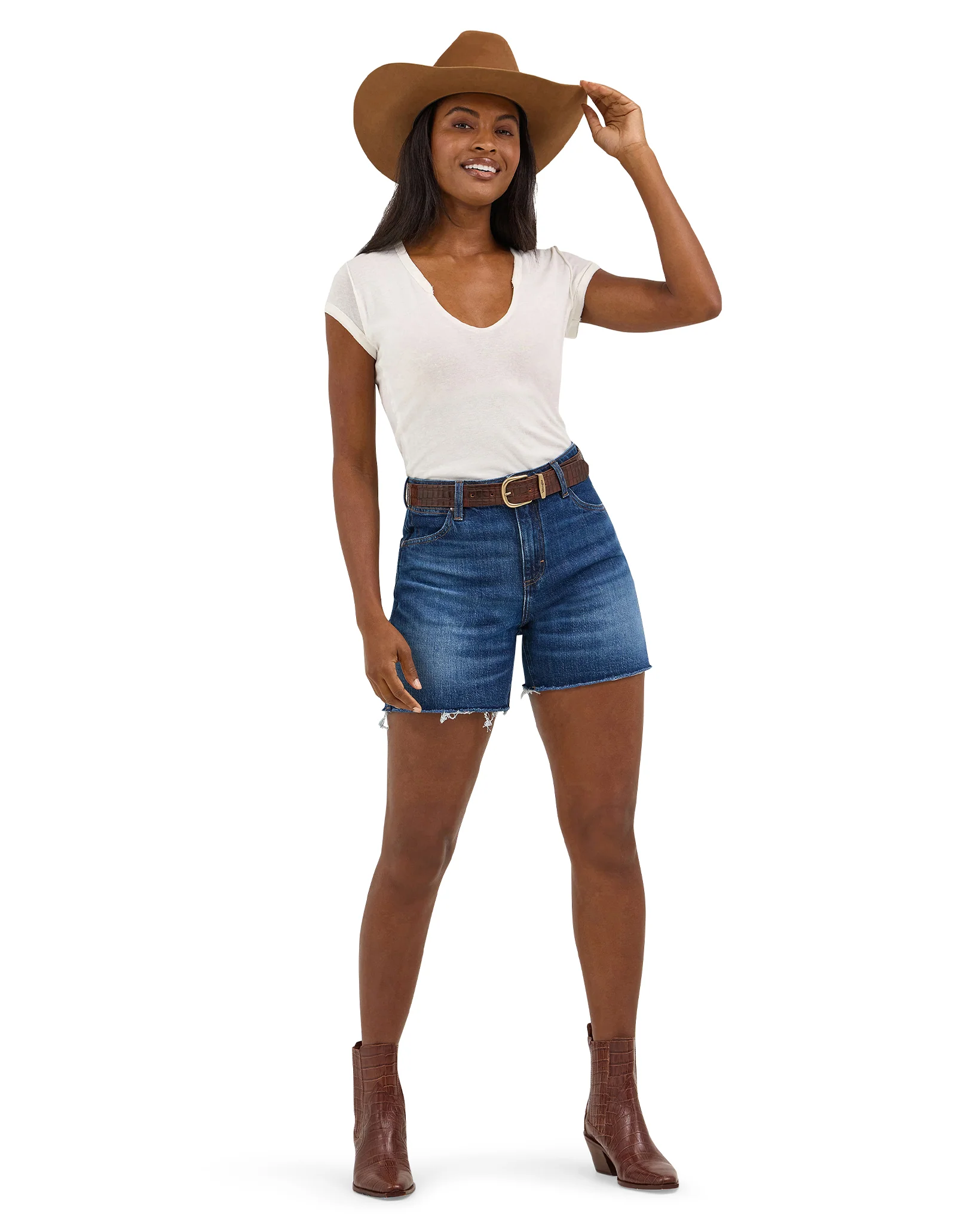 Women's High Rise Bailey Shorts - Image 4