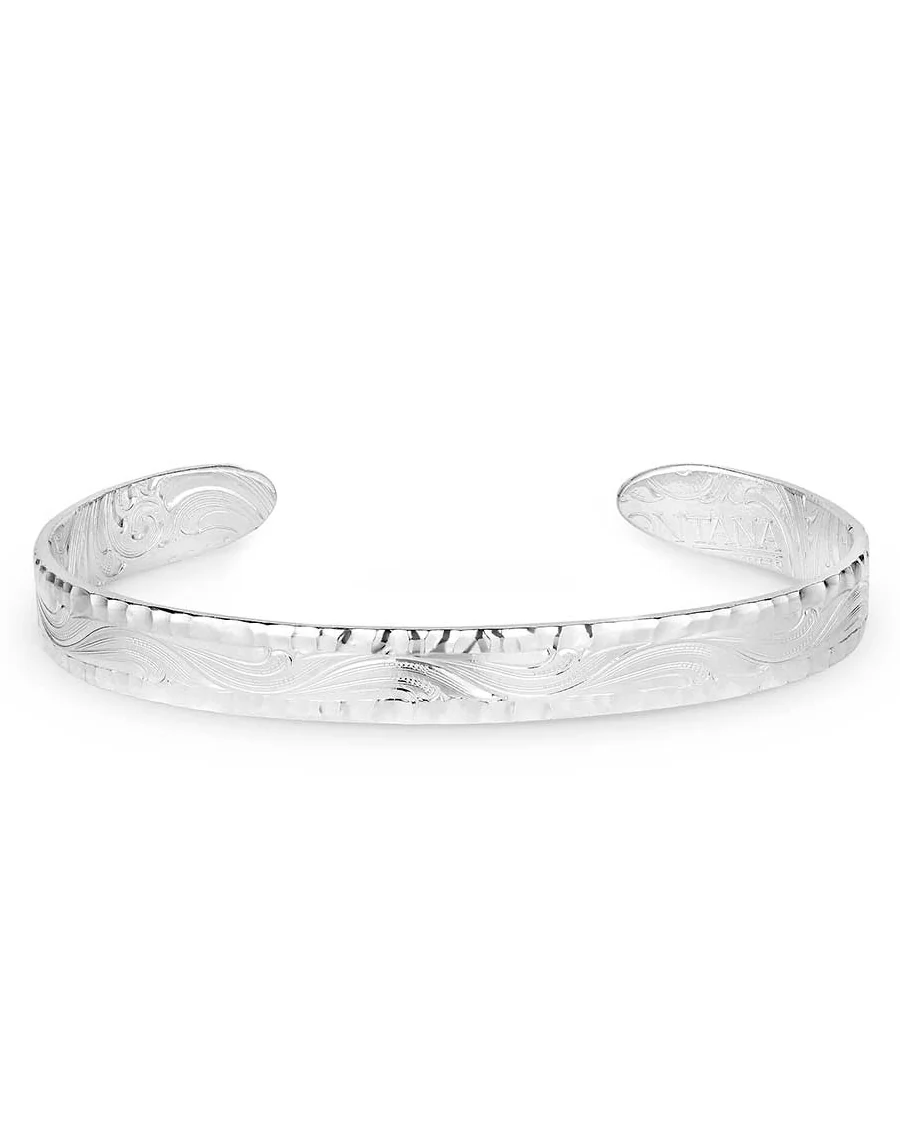 Women's Timeless Elegance Chiseled Cuff Bracelet