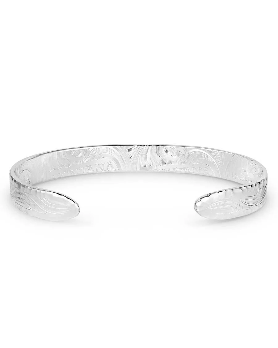 Women's Timeless Elegance Chiseled Cuff Bracelet - Image 2