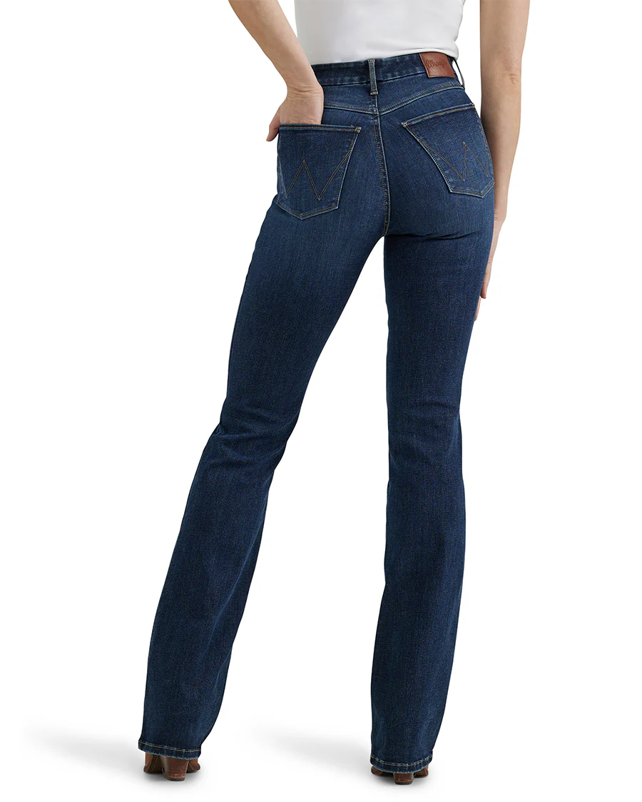 Women's Bespoke Bootcut High Rise Jeans - Image 2