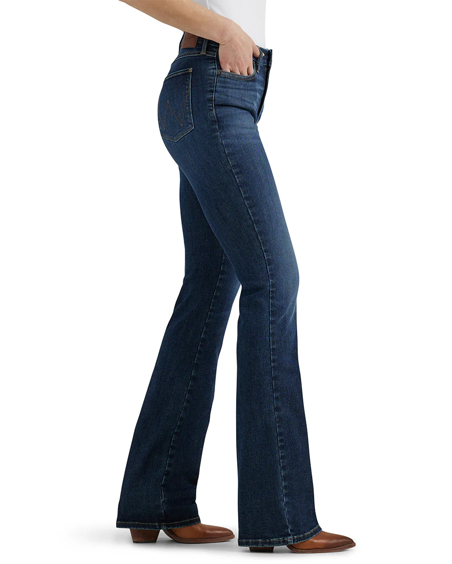 Women's Bespoke Bootcut High Rise Jeans - Image 3