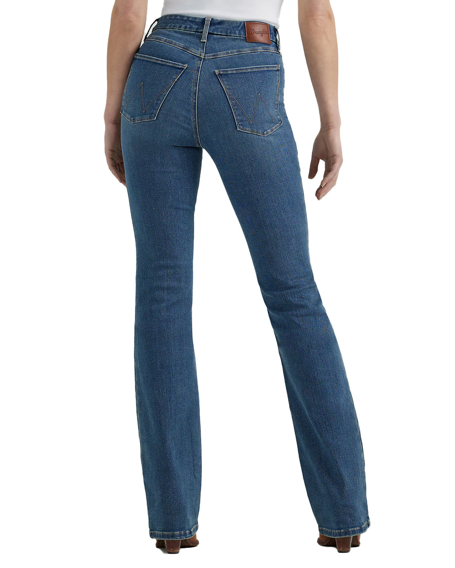 Women's Bespoke Bootcut High Rise Jeans - Image 2