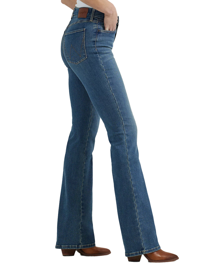Women's Bespoke Bootcut High Rise Jeans - Image 3
