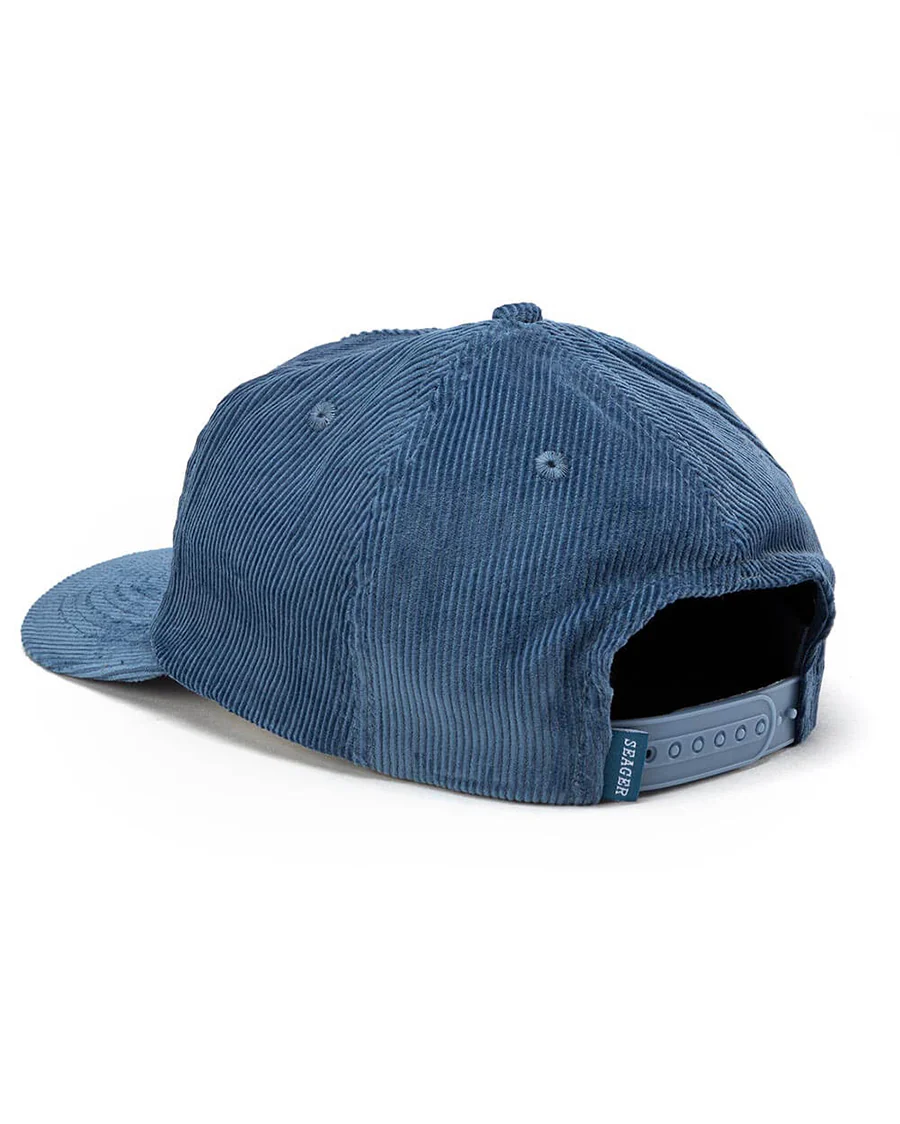 Big Blue Corduroy Snapback Cap - Image 4