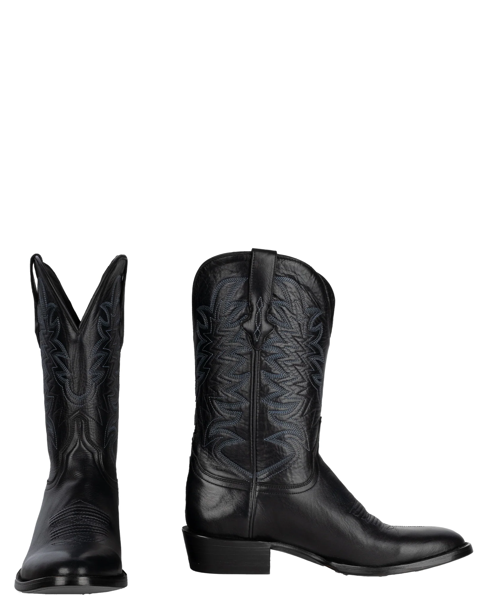 Men's Jersey Cowhide Western Boots - Image 5
