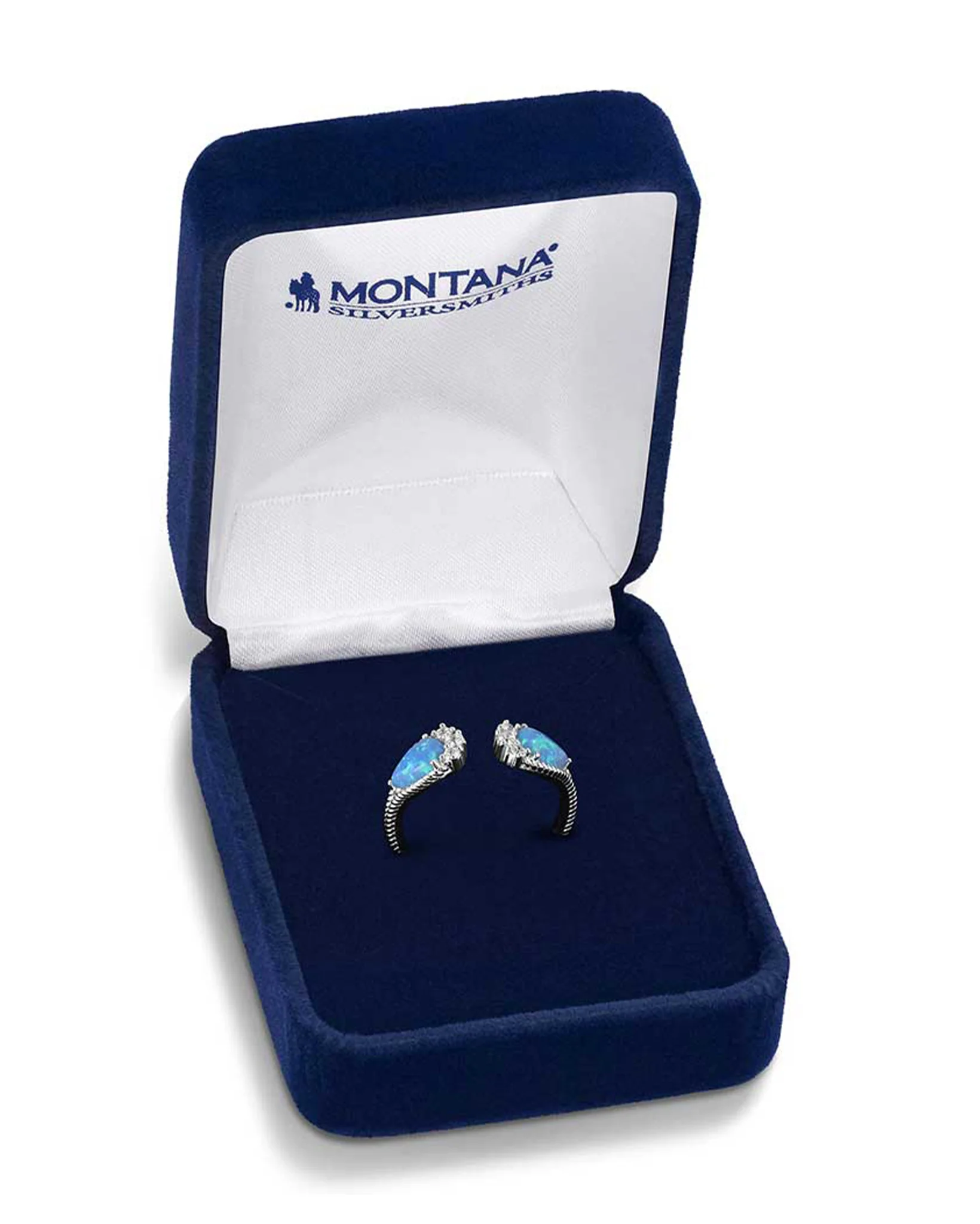 Blue Opal Flare Ring - Image 3