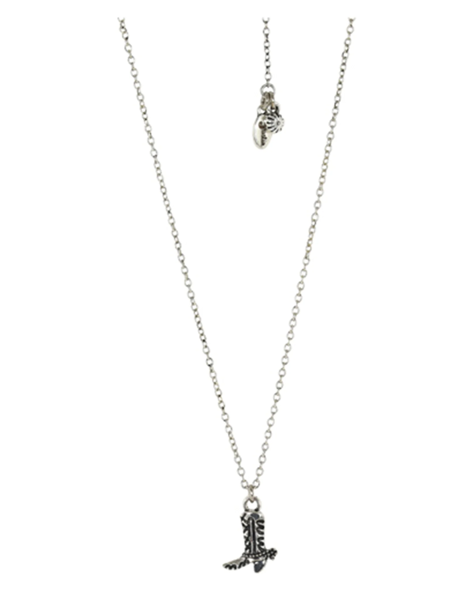 Boot With Spurs Charm Necklace