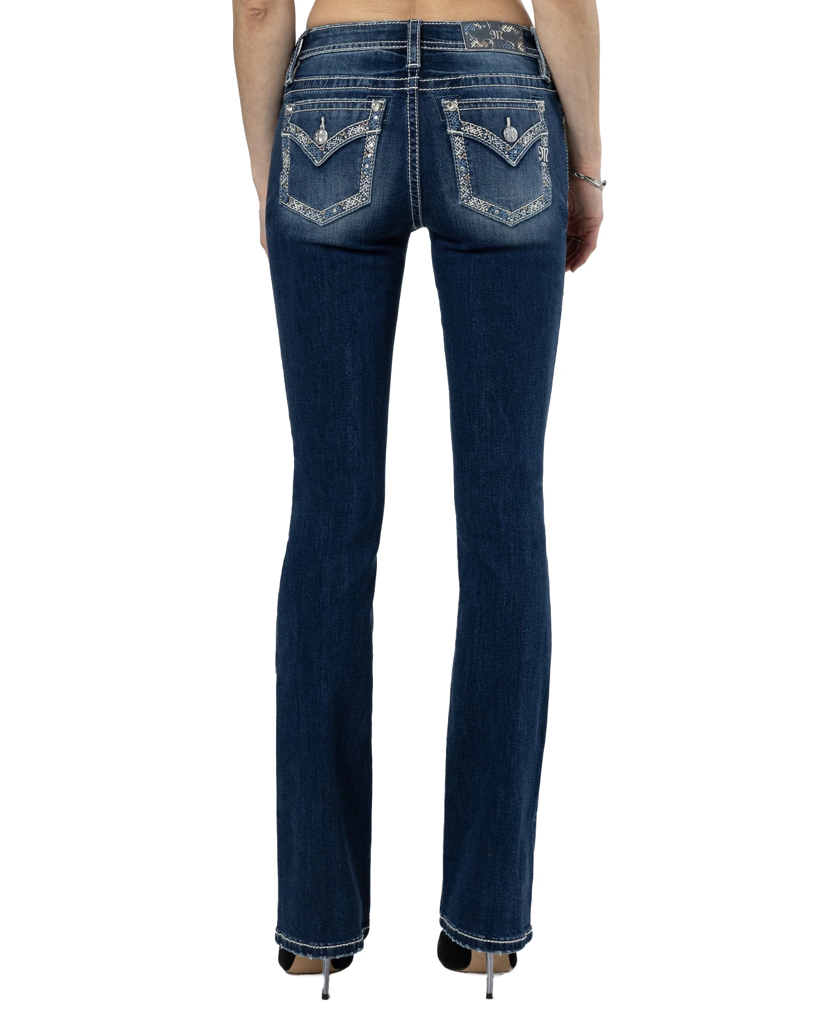 Women's Hint Of Blue Bootcut Jeans