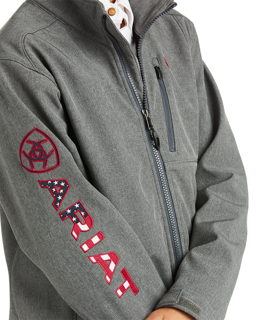 Boys' Logo 2.0 Softshell Jacket - Image 3