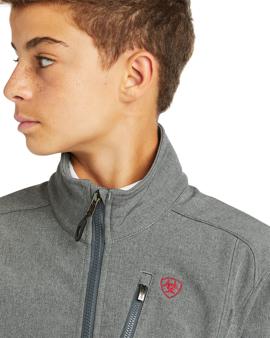 Boys' Logo 2.0 Softshell Jacket - Image 4