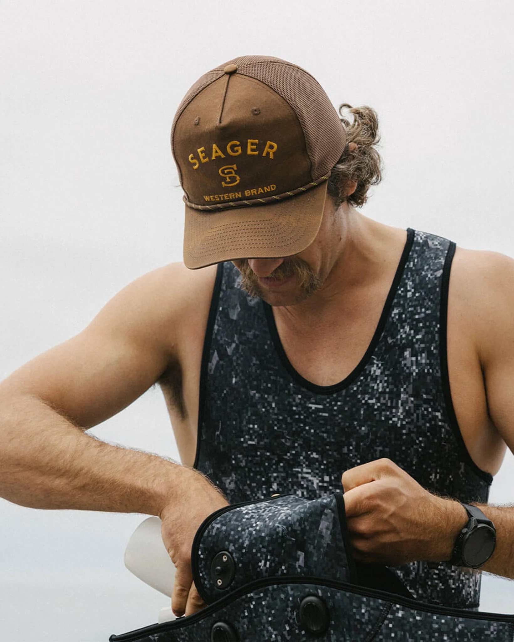 Branded Trucker Snapback Cap - Image 2