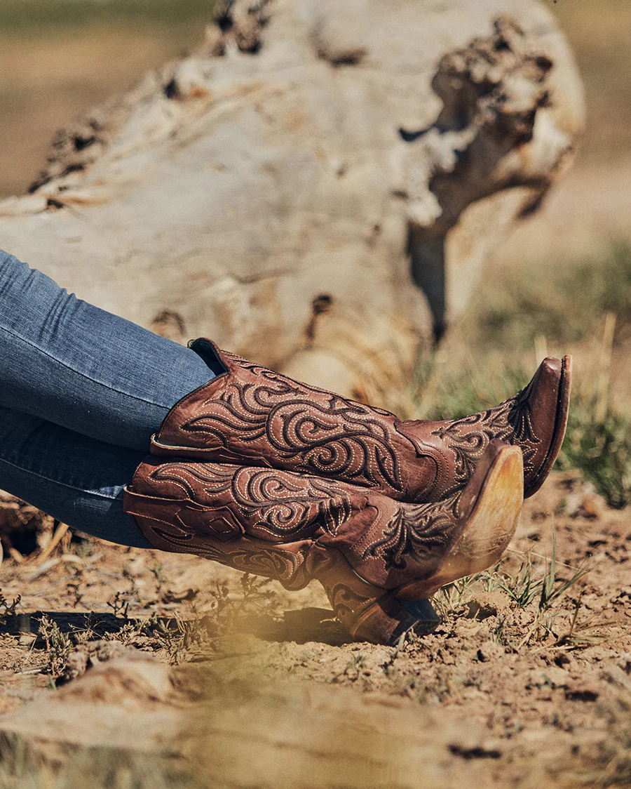Women's Embroidery Tall Top Western Boots - Image 2